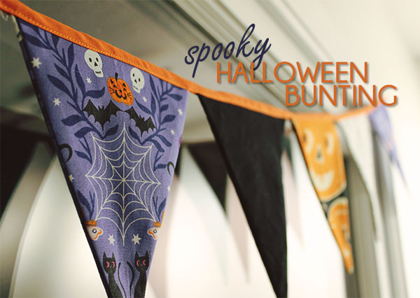 Halloween Bunting // Boots and Cats
